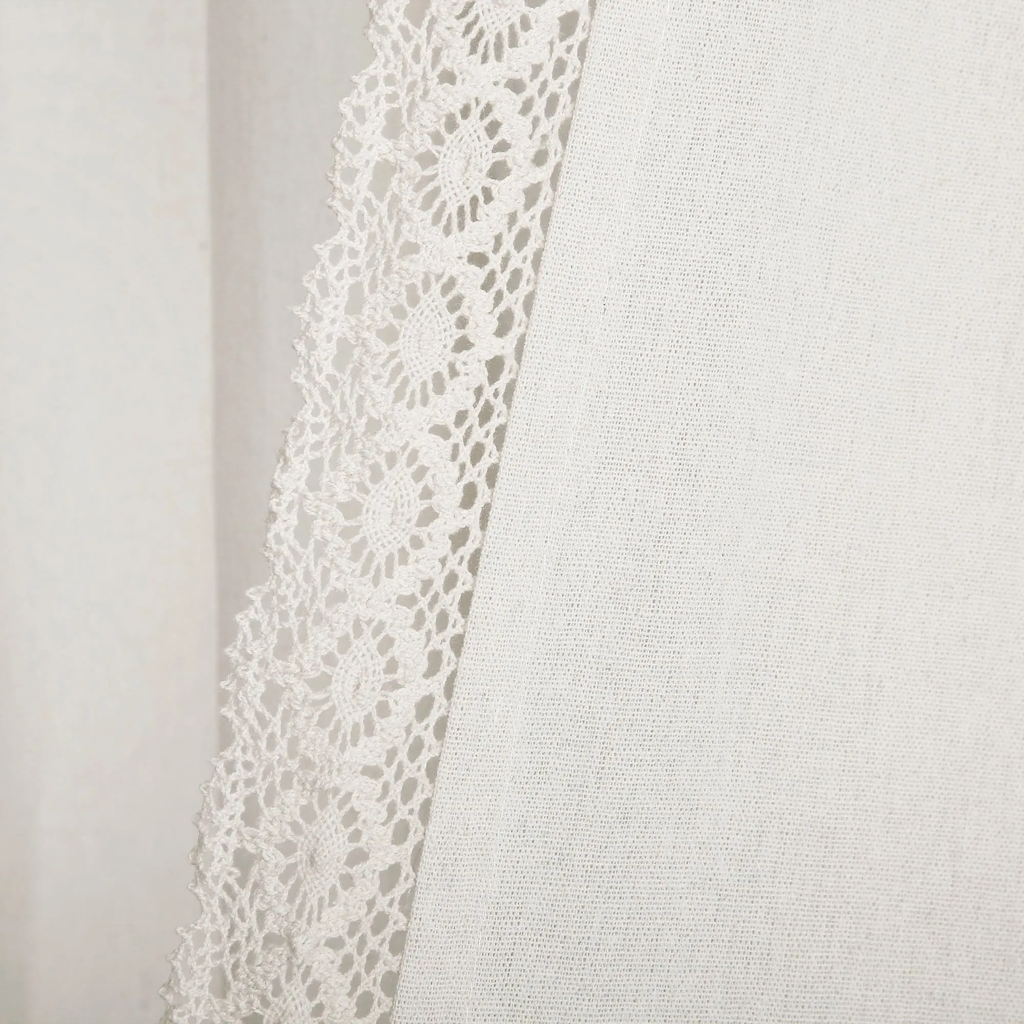 Rosalie Faux Linen Window Panel Set