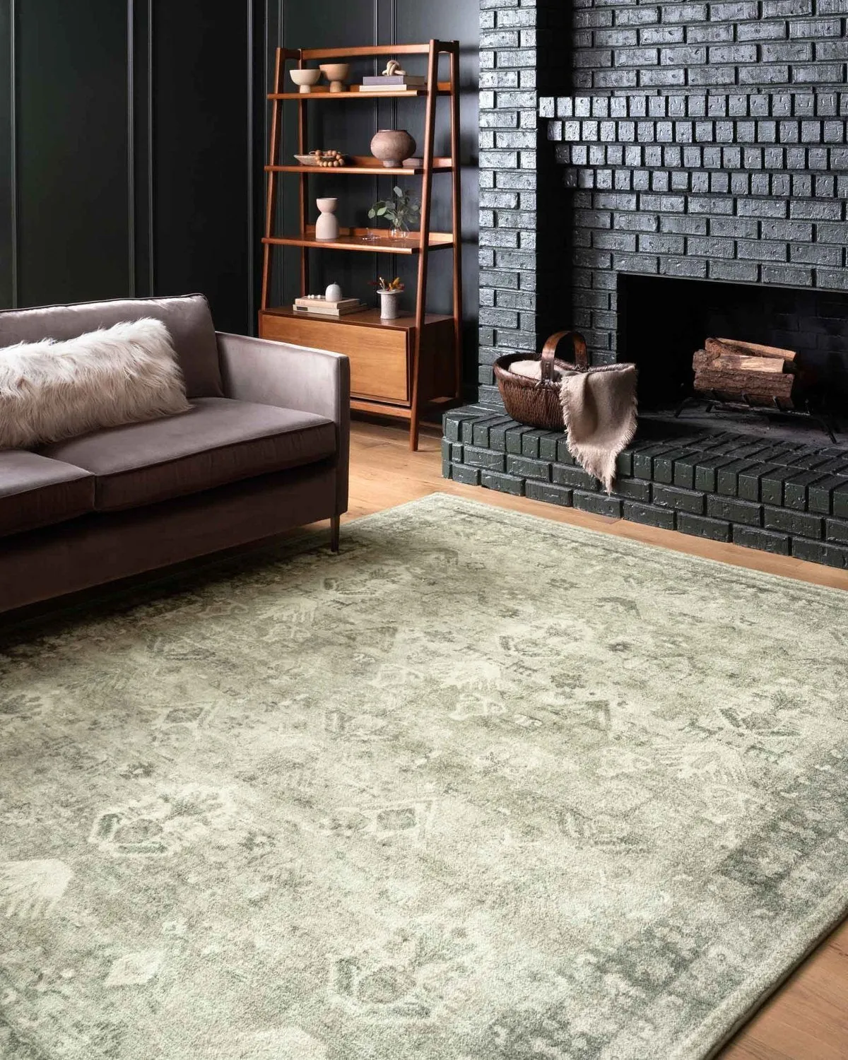 Rosette Ros-04 Steel/Graphite Rug