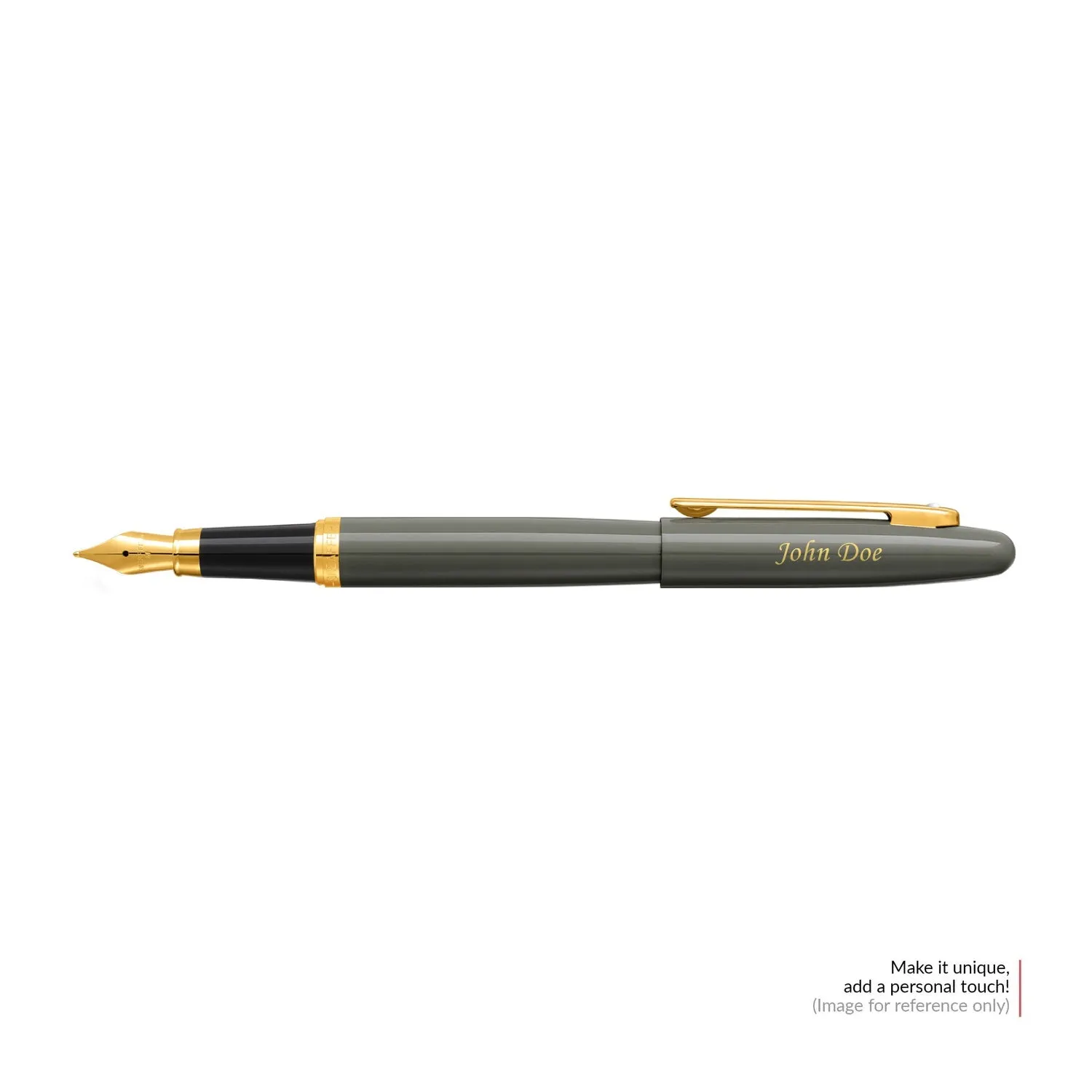 Sheaffer® VFM 9427 Glossy Light Gray Rollerball Pen With PVD Gold-Tone Trim