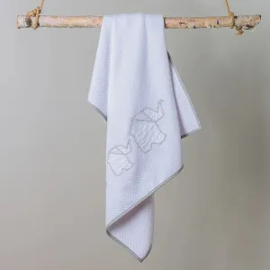 Sketchbook Matelasse Quilt - White
