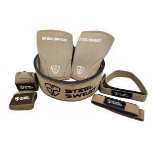 Steel Sweat Weight Lifting Kit - Tan