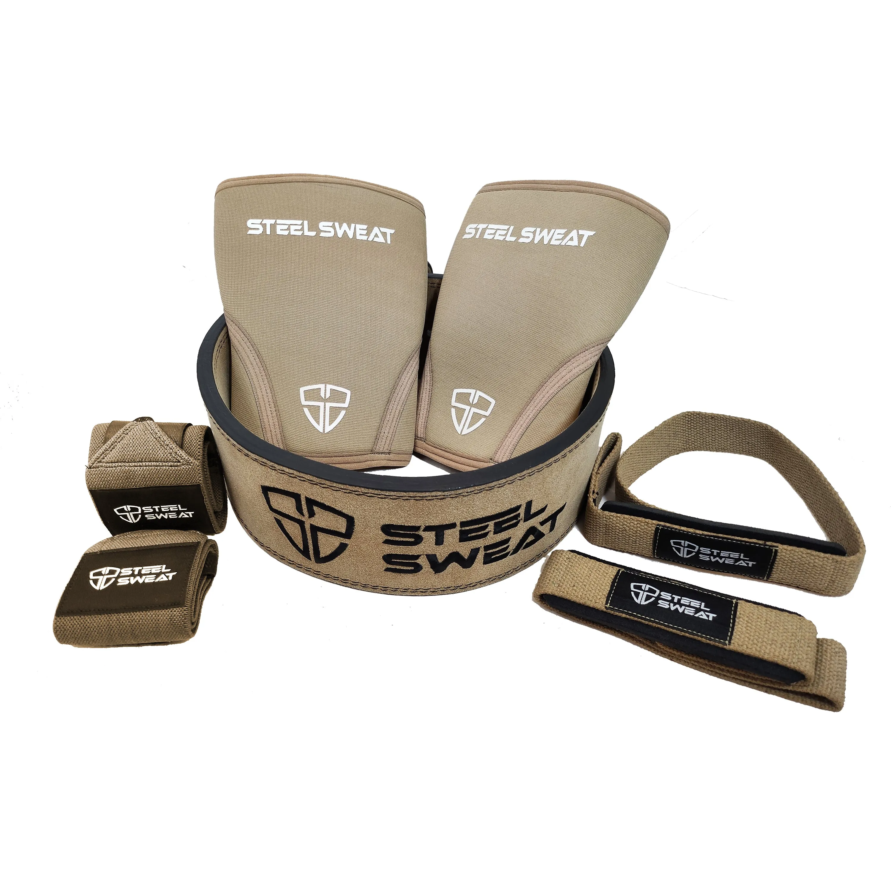 Steel Sweat Weight Lifting Kit - Tan