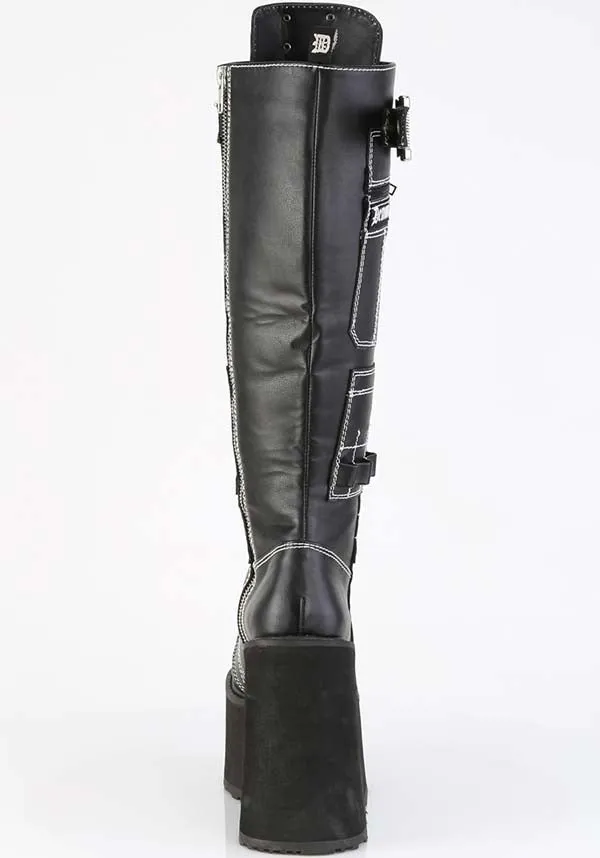 SWING-260 [Black] | PLATFORM BOOTS [PREORDER]