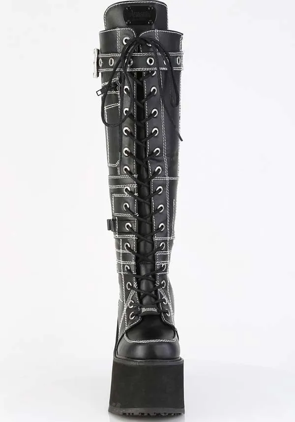SWING-260 [Black] | PLATFORM BOOTS [PREORDER]