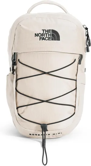 THE NORTH FACE 10L Mini Borealis Everyday Backpack | Water Repellent Finish, Travel Essential Daypack with a Padded Tablet Sleeve, Gardenia White/TNF Black-NPF, One Size
