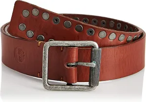 Timberland Women's 32mm Studs with Rolling Buckle Leather Belt