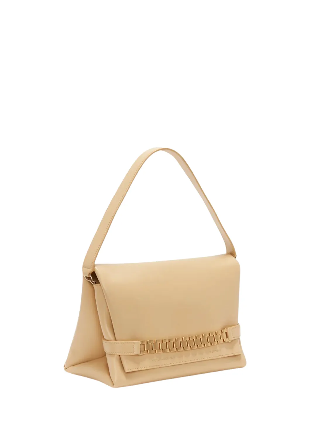 Victoria Beckham Cushion Chain Pouch Bag Sesame