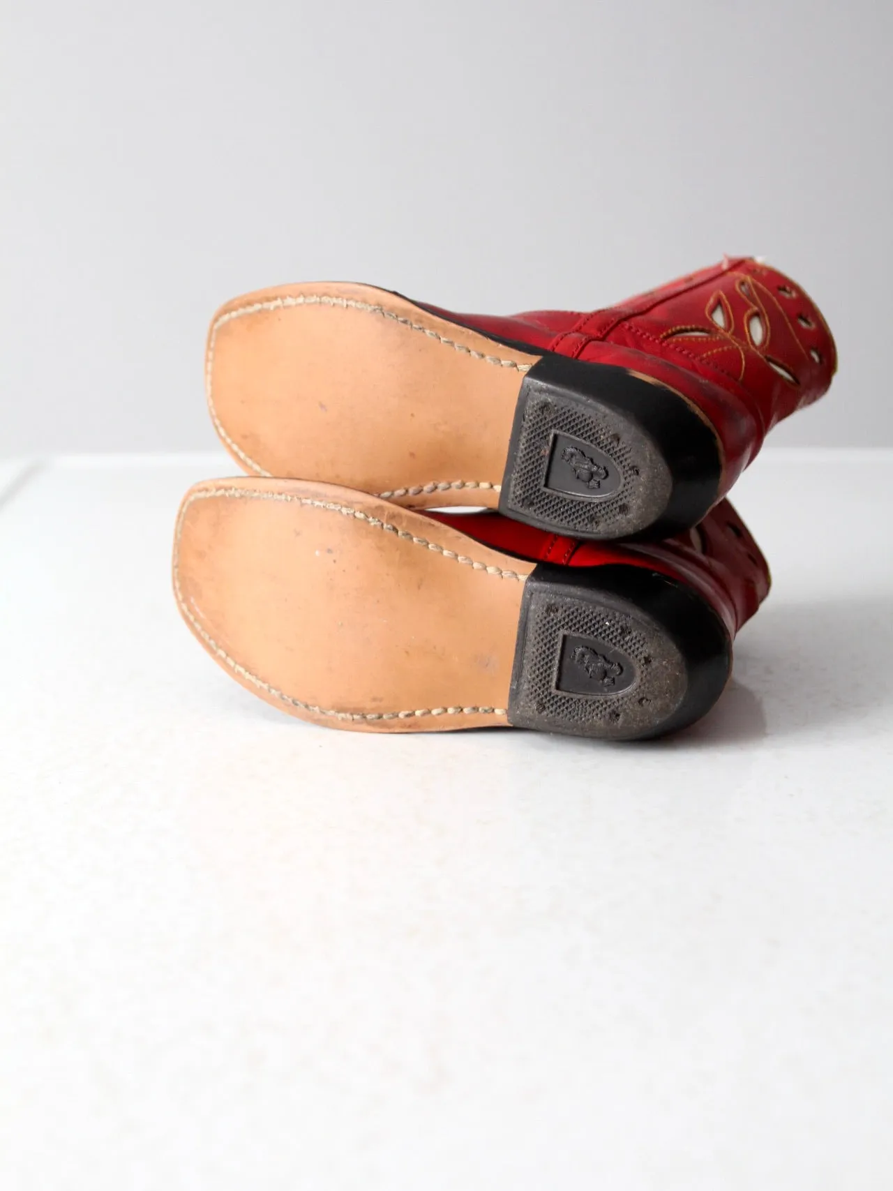 vintage 40s children's Bronco boots