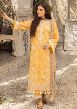 Yellow Lawn Suit - Adan Libas - Dorian Eid Edit '23 - 5202-D2